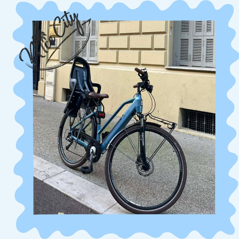 Location vélo siège enfant 22kg max